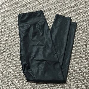 Black Faux Leather Leggings